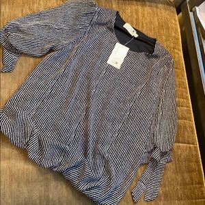 NWT Anthropologie blouse shirt with half sleeves